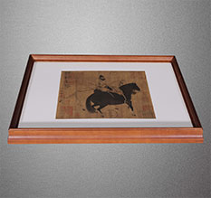 石首书画装裱配框服务案例