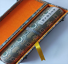 石首书画装裱案例